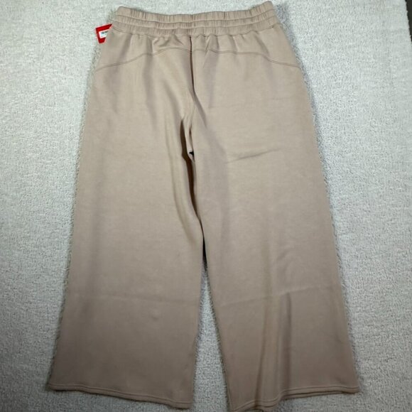 Spanx AirEssentials Wide Leg Pants Lunar Beige Pink 2X Petite Comfy Lounge NWT - Picture 3 of 14